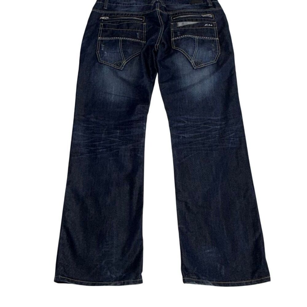 MOD Miracle Of Denim EUC Mens DANNY Dark Night Jean Grunge Skater Y2K Punk 40x34 - Picture 2 of 9
